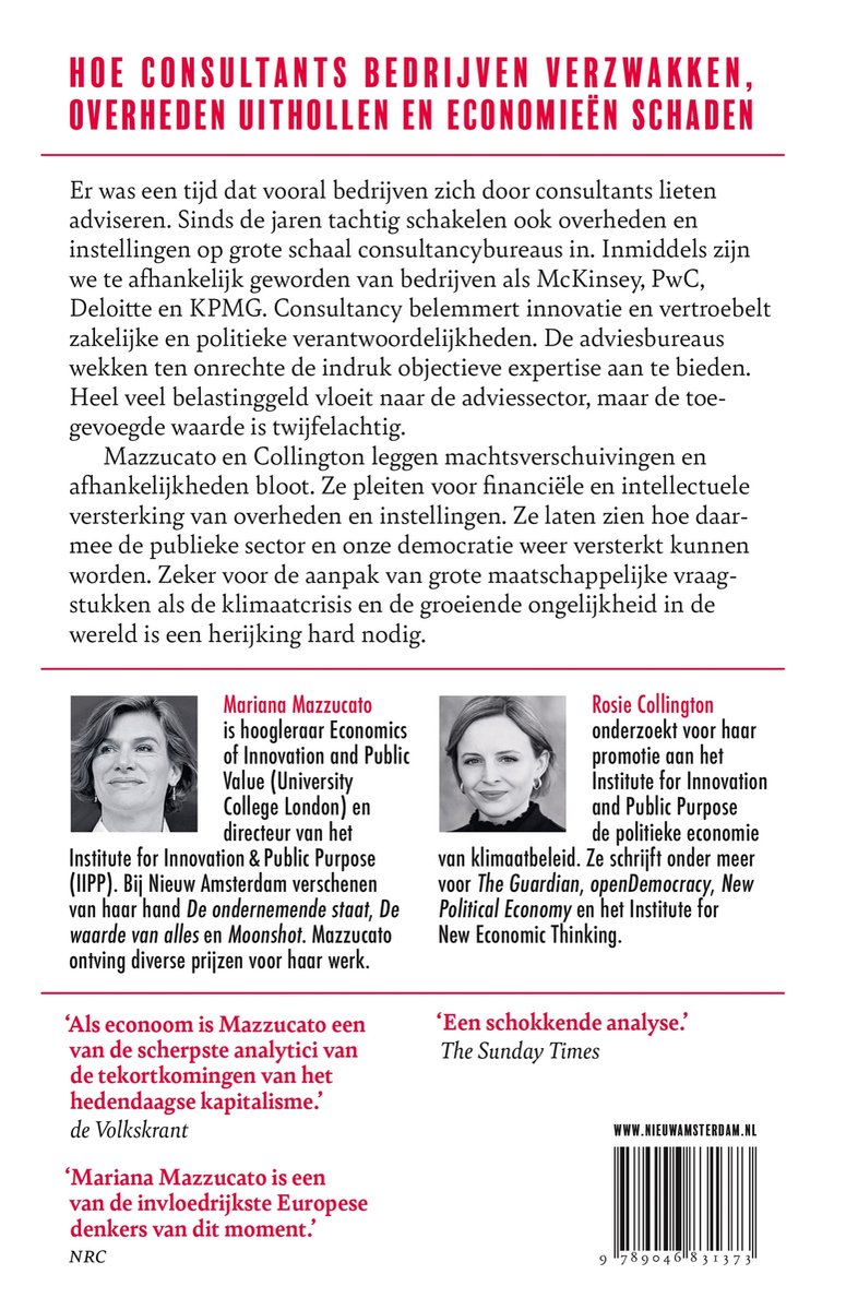 De consultancy industrie - back cover