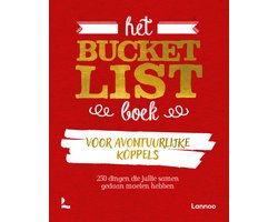 Bucketlist - Het Bucketlist boek voor avontuurlijke koppels