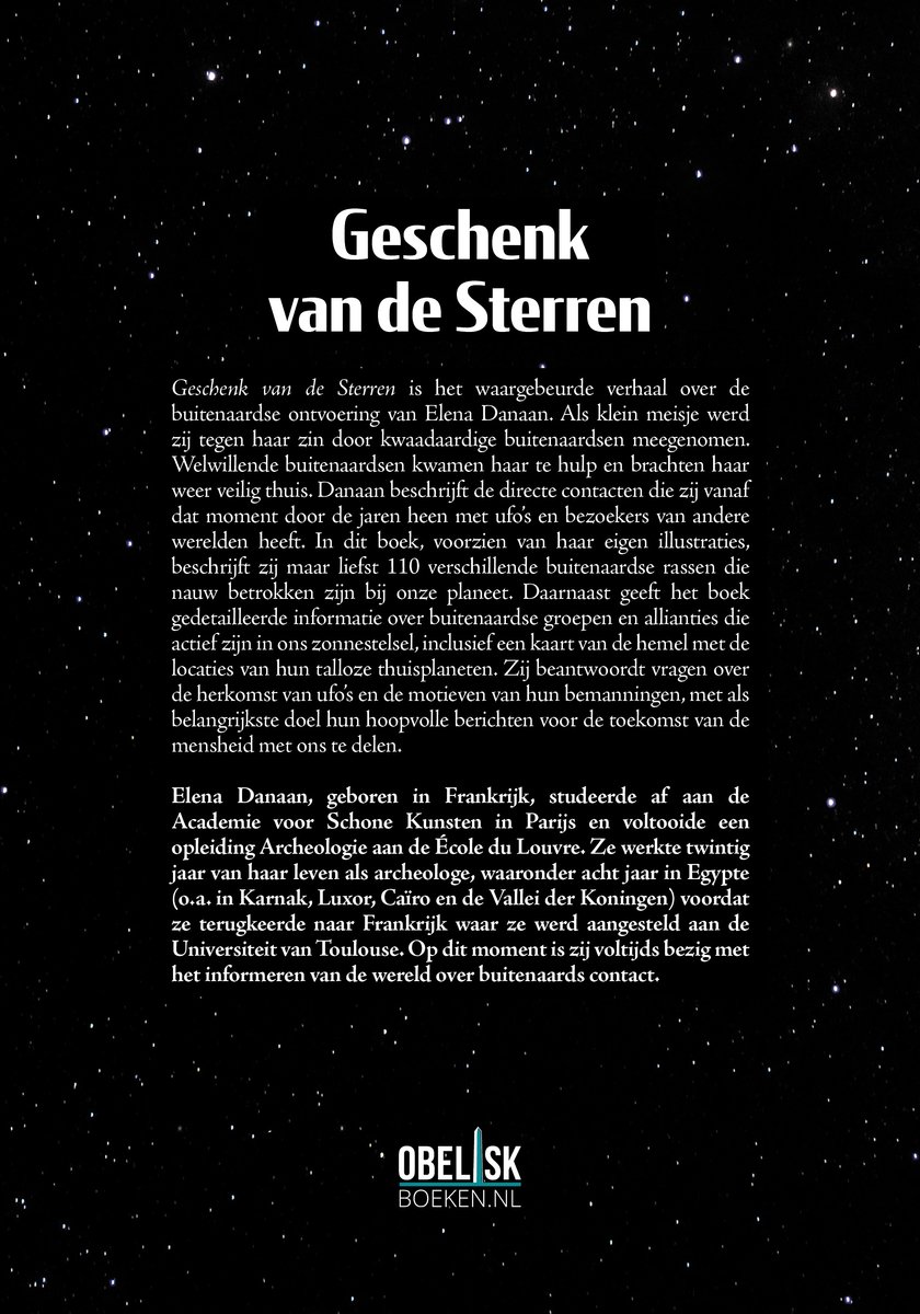 Geschenk van de Sterren - back cover