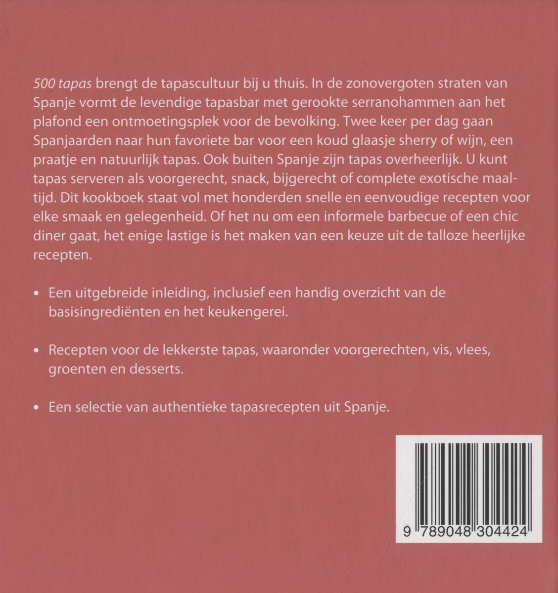 500 Tapas - back cover