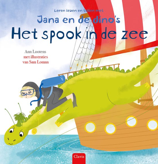 Leren lezen en tellen met Jana en de dino's - Het spook in de zee