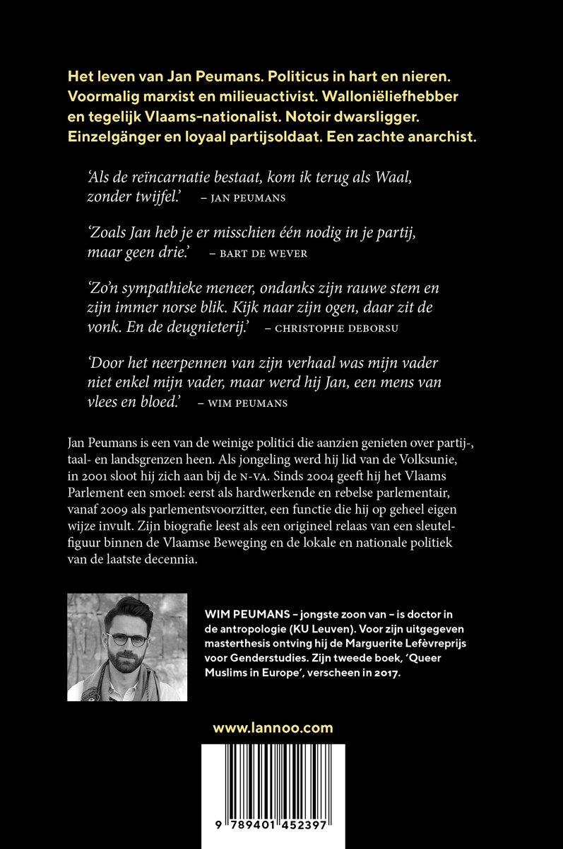 Jan Peumans - back cover