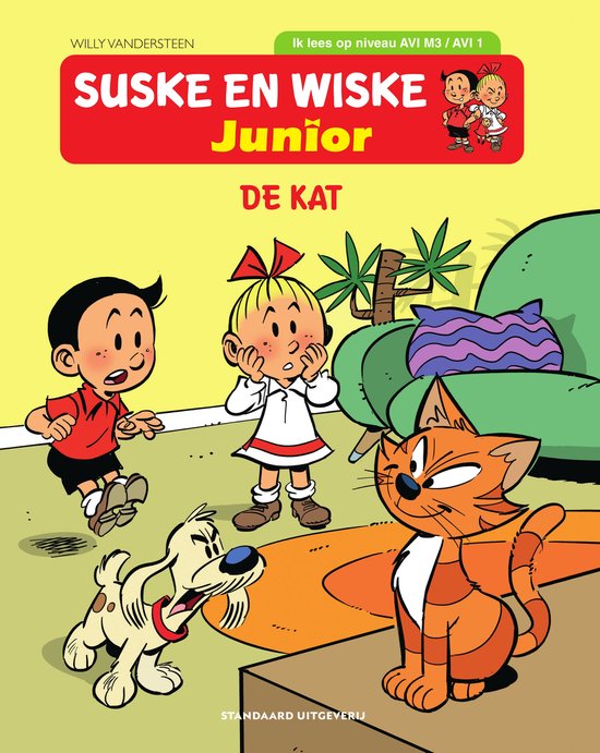 Junior Suske en Wiske - De kat - cover