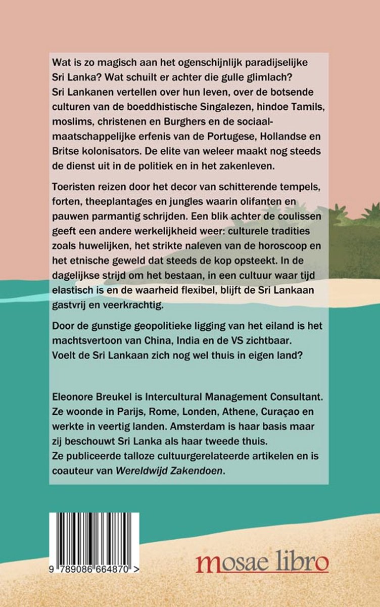 Achter de glimlach van de Sri Lankaan - back cover