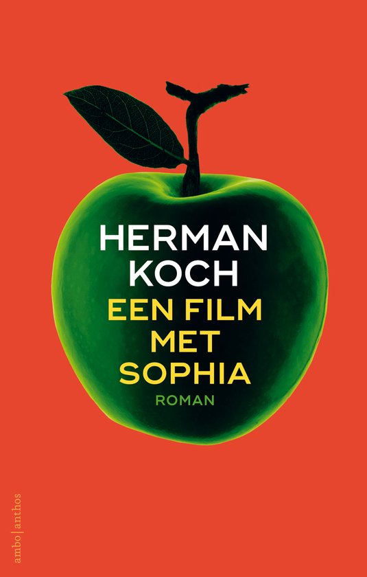 Couverture de livre: une pomme verte avec le texte 'HERMAN KOCH EEN FILM MET SOPHIA ROMAN'.
