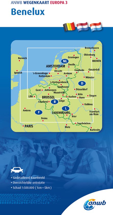 ANWB Wegenkaart - ANWB Wegenkaart 3. Benelux, ANWB | 9789018048273 ...