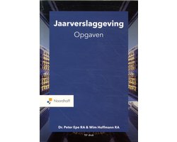 Omslag van Jaarverslaggeving opgaven