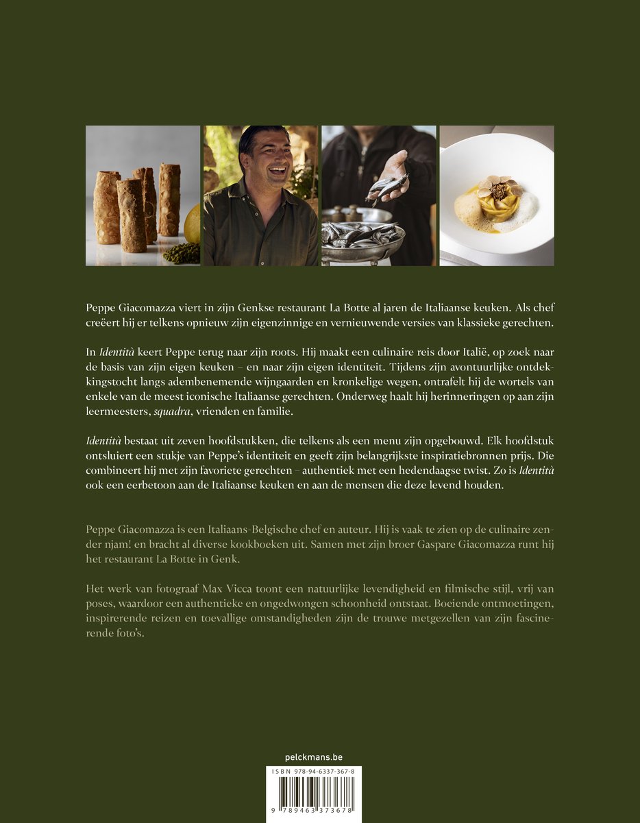 Identità - back cover