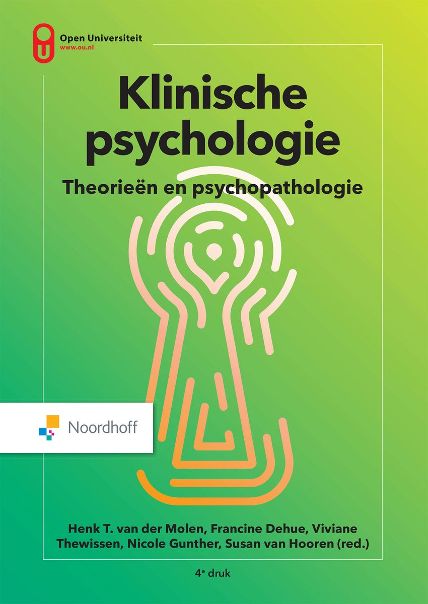 Omslag van Klinische psychologie 1