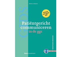 Omslag van Patiëntgericht communiceren in de ggz