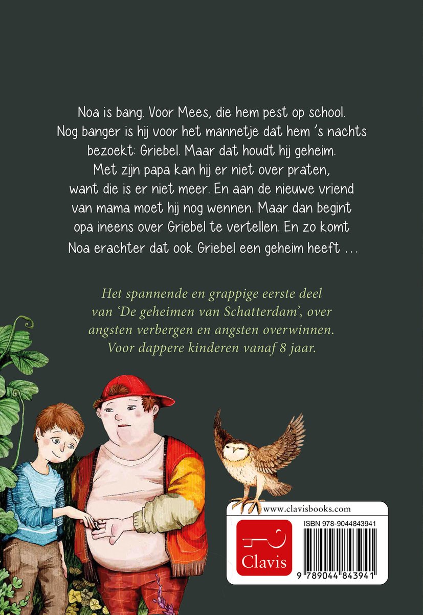 De geheimen van Schatterdam - Griebel - back cover