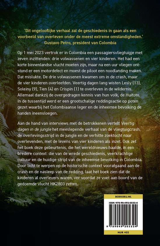 Veertig dagen in de jungle, Mat Youkee | 9789049205324 | Boeken | bol