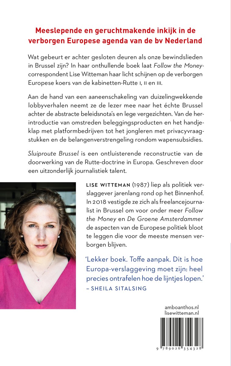 Sluiproute Brussel - back cover