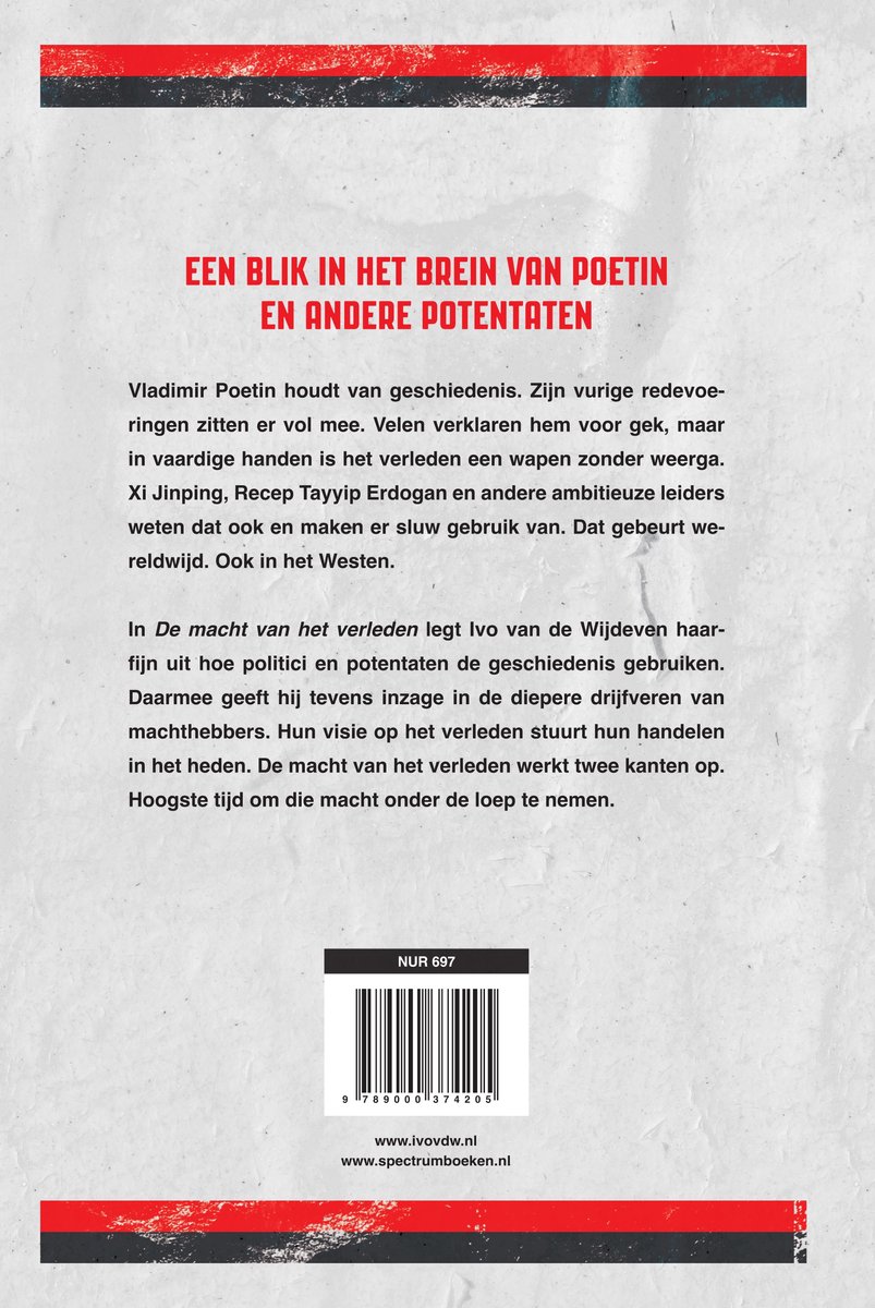 De macht van het verleden - back cover