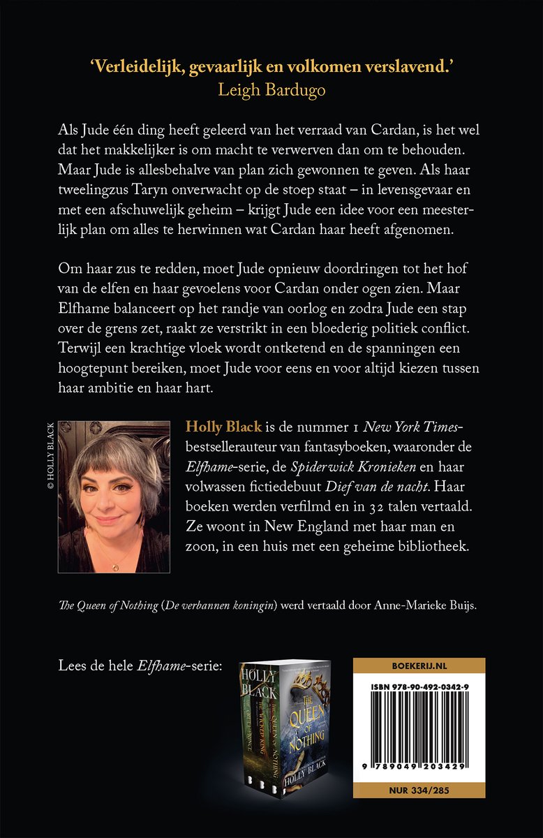 The Queen of Nothing - back cover