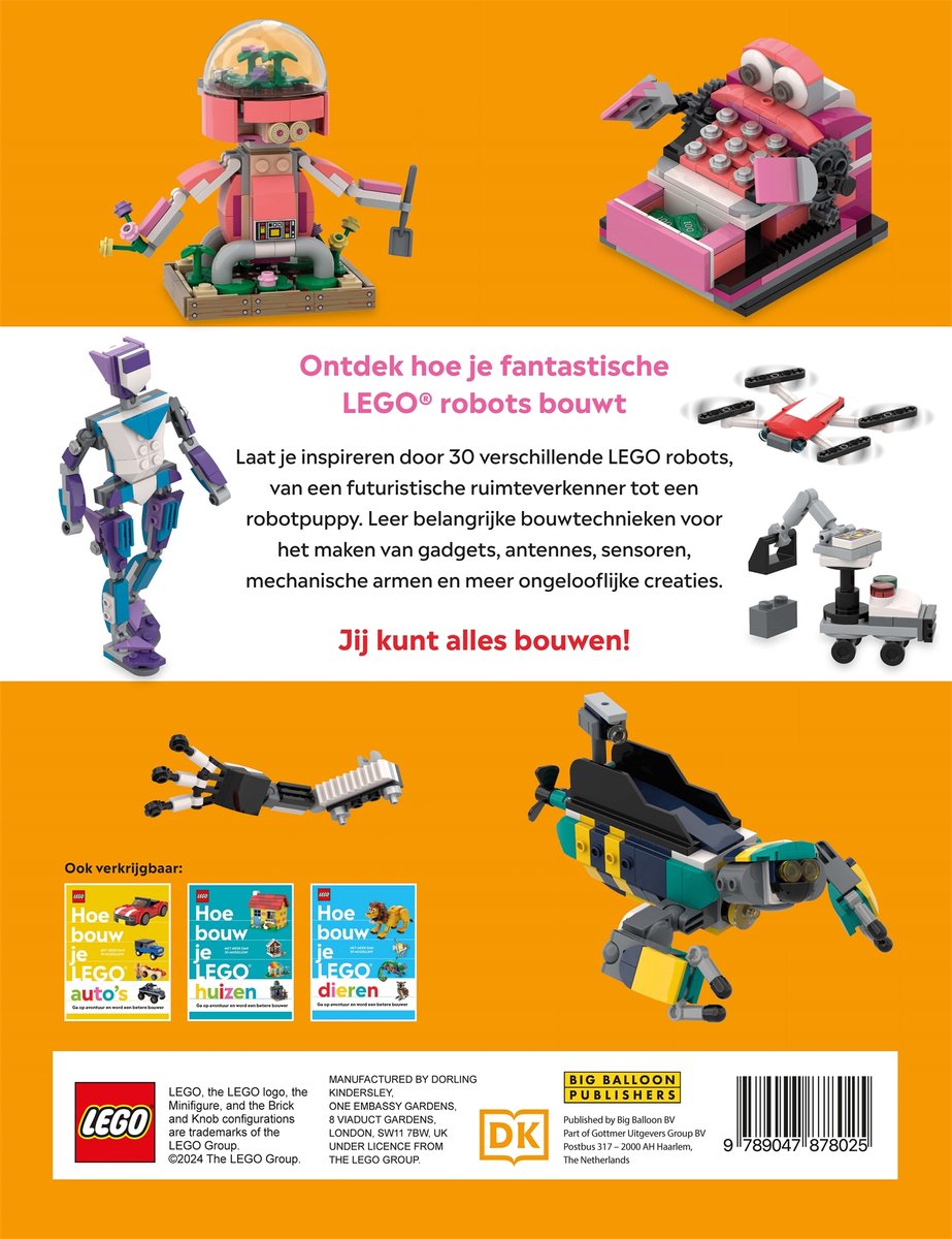 LEGO® - Hoe bouw je LEGO® robots - back cover
