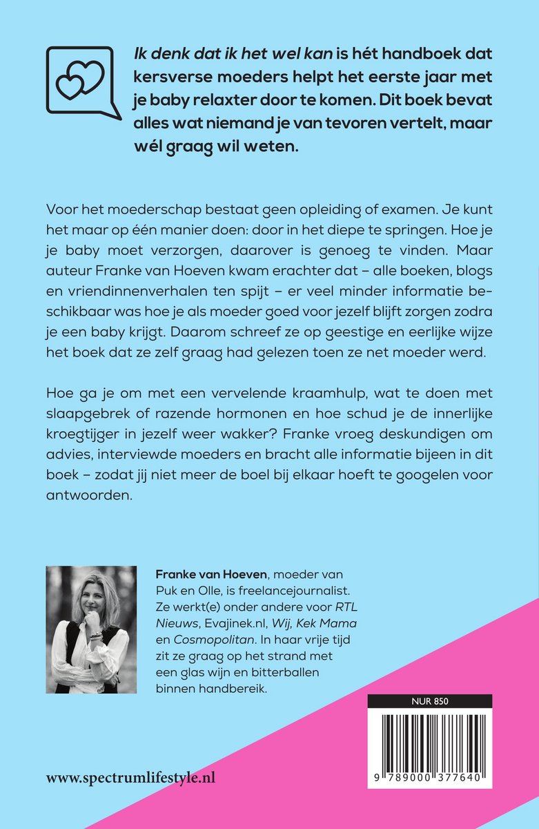 Ik denk dat ik het wel kan - back cover