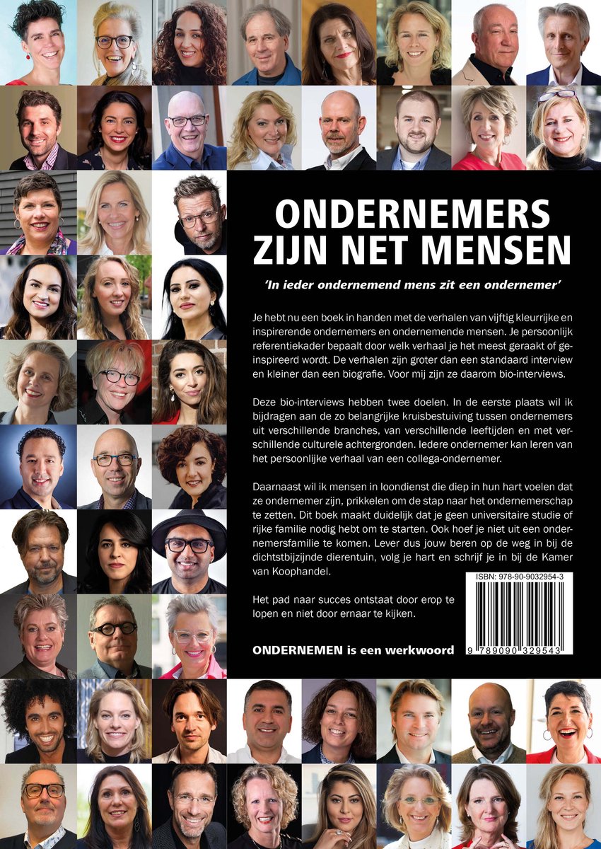 Ondernemers zijn net mensen - back cover