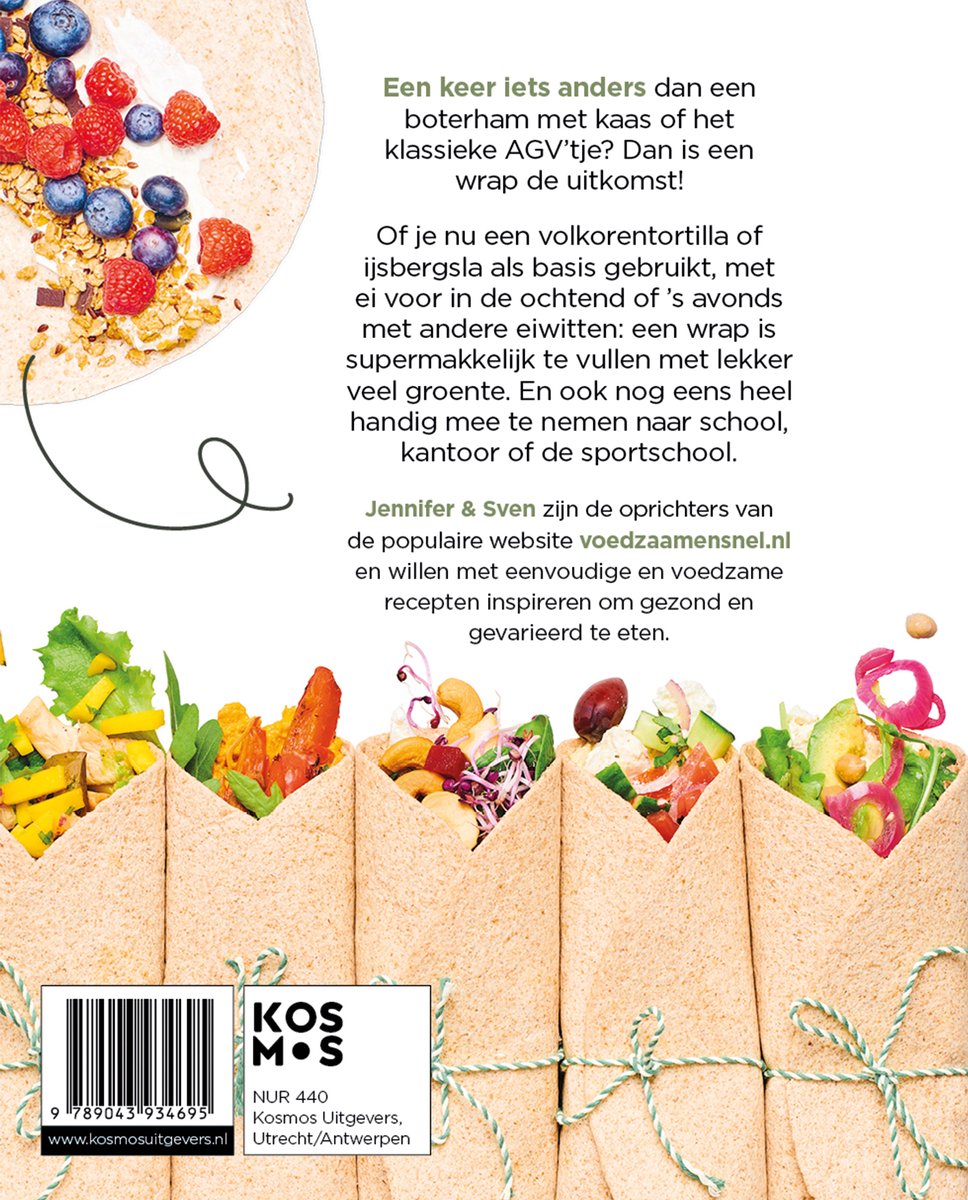 Voedzaam & snel - Wrap it up! - back cover