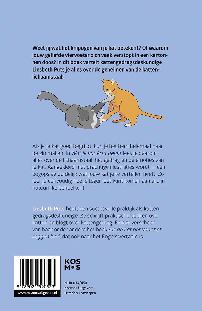 Wat je kat écht denkt - back cover