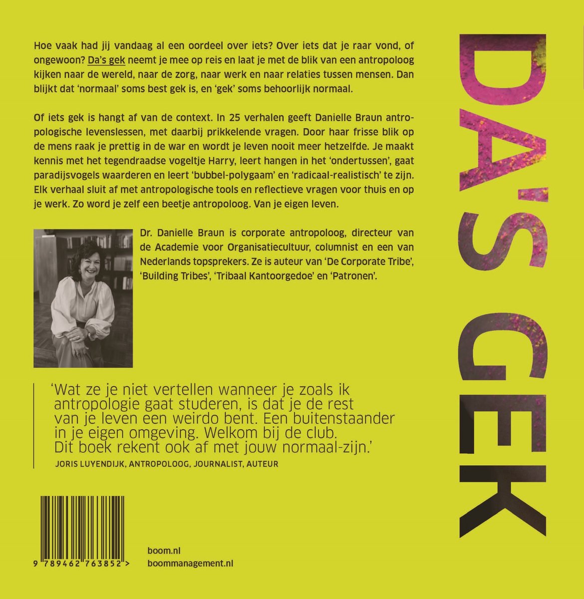 Da's gek - back cover