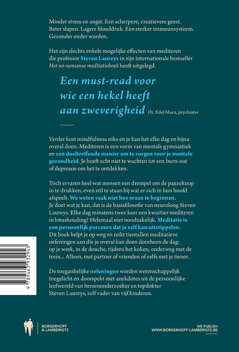 Het no-nonsense meditatie oefenboek - back cover