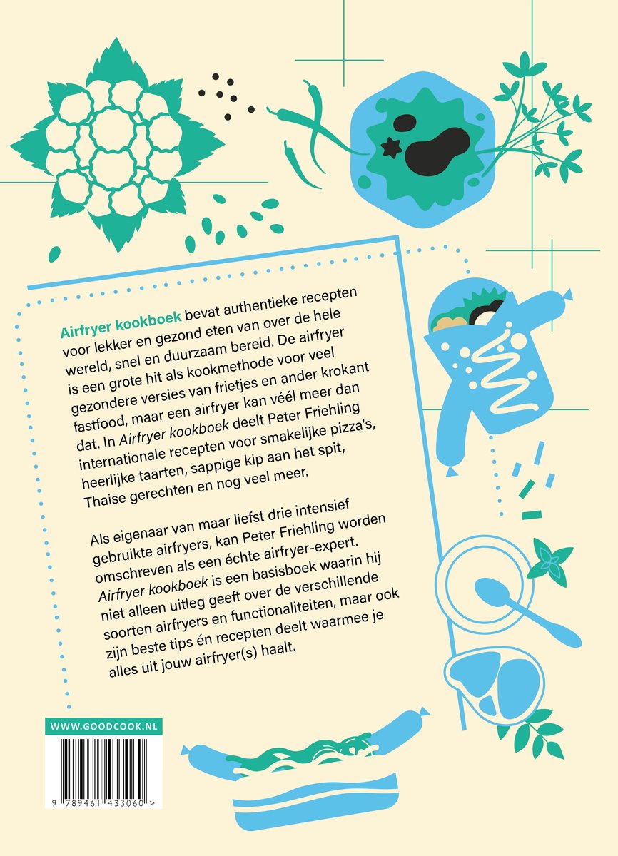 Airfryer kookboek - back cover