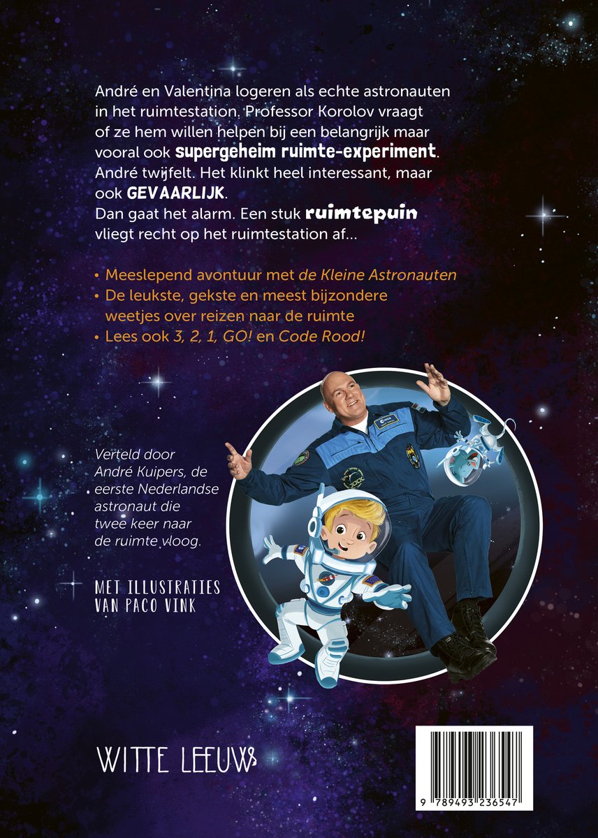 André Kuipers - Missie Onmogelijk - back cover