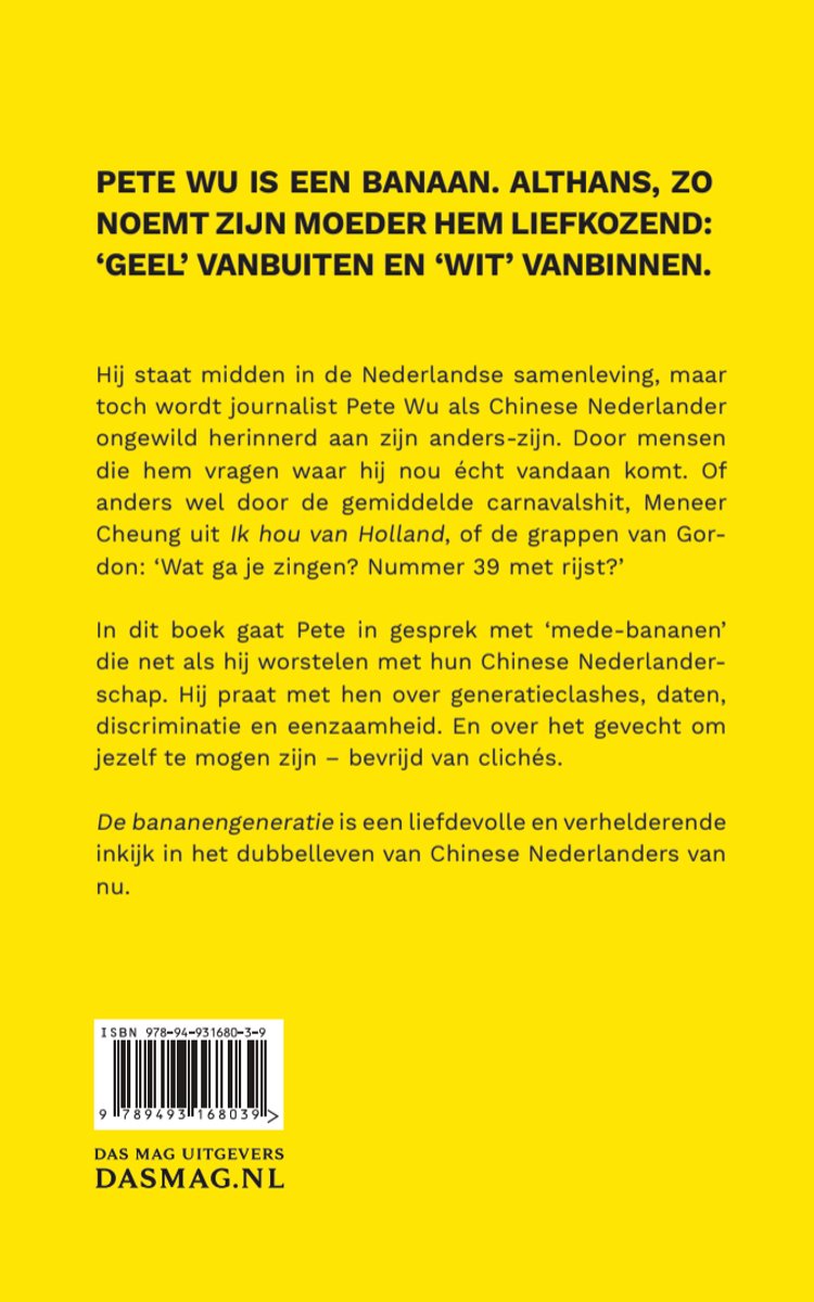 De bananengeneratie - back cover
