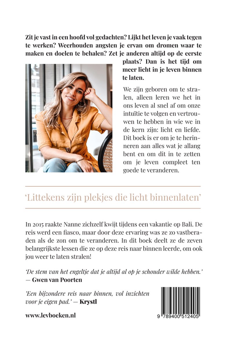 Licht Leven - back cover