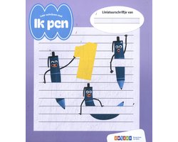 Leer schrijven met Ik Pen 1 Liniatuurschriftje