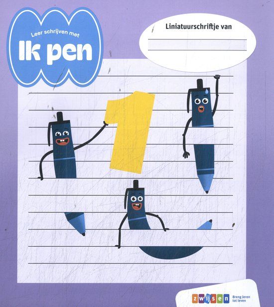 Leer schrijven met Ik Pen 1 Liniatuurschriftje