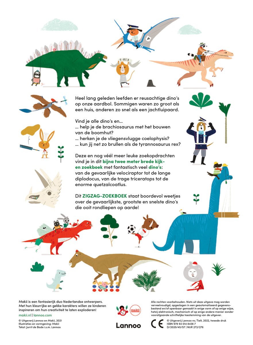 Zigzag - Dinosaurussen - back cover