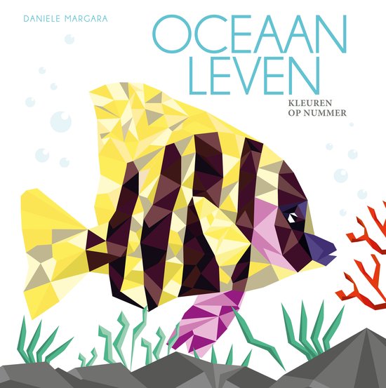 Oceaanleven - Kleuren op nummer - cover