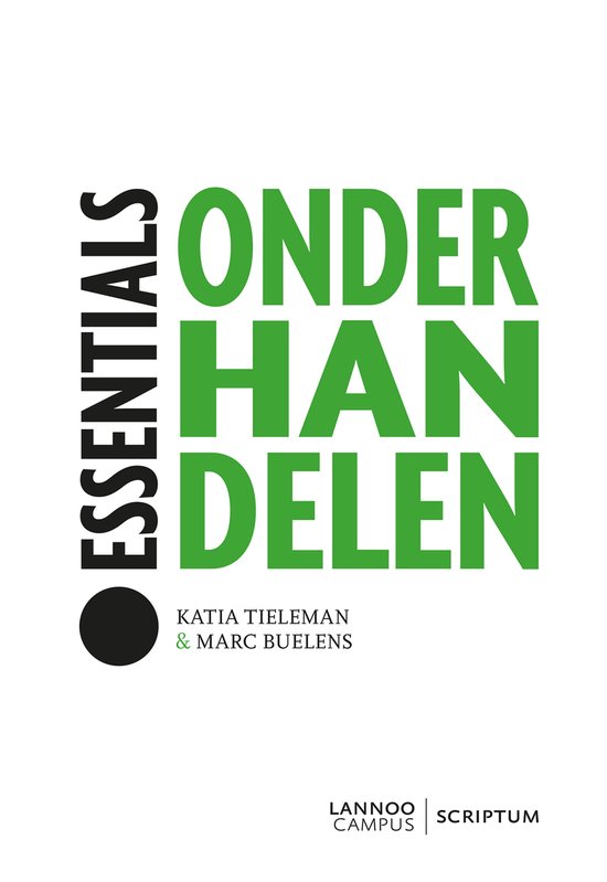 Essentials - Onderhandelen - cover