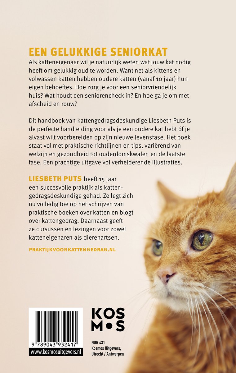 Het handboek voor de oudere kat - back cover
