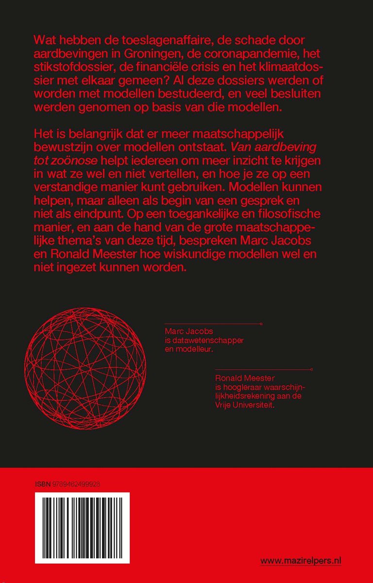 Van aardbeving tot zoönose - back cover