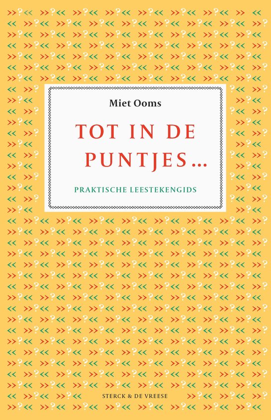 Tot in de puntjes …