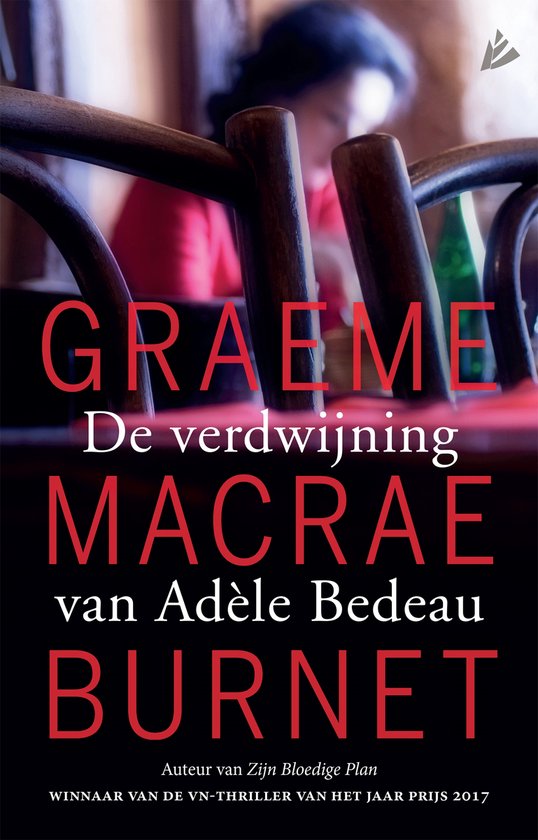 De verdwijning van Adèle Bedeau - cover
