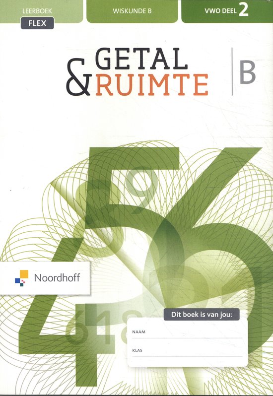 Getal & Ruimte B vwo deel 2 leerboek flex - cover