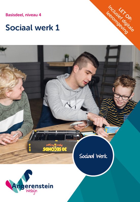 Angerenstein Welzijn - Sociaal werk 1 niveau 4 basisprofiel - cover