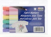 Marvy Uchida Textile Markers Bold Pastel 6 pièces