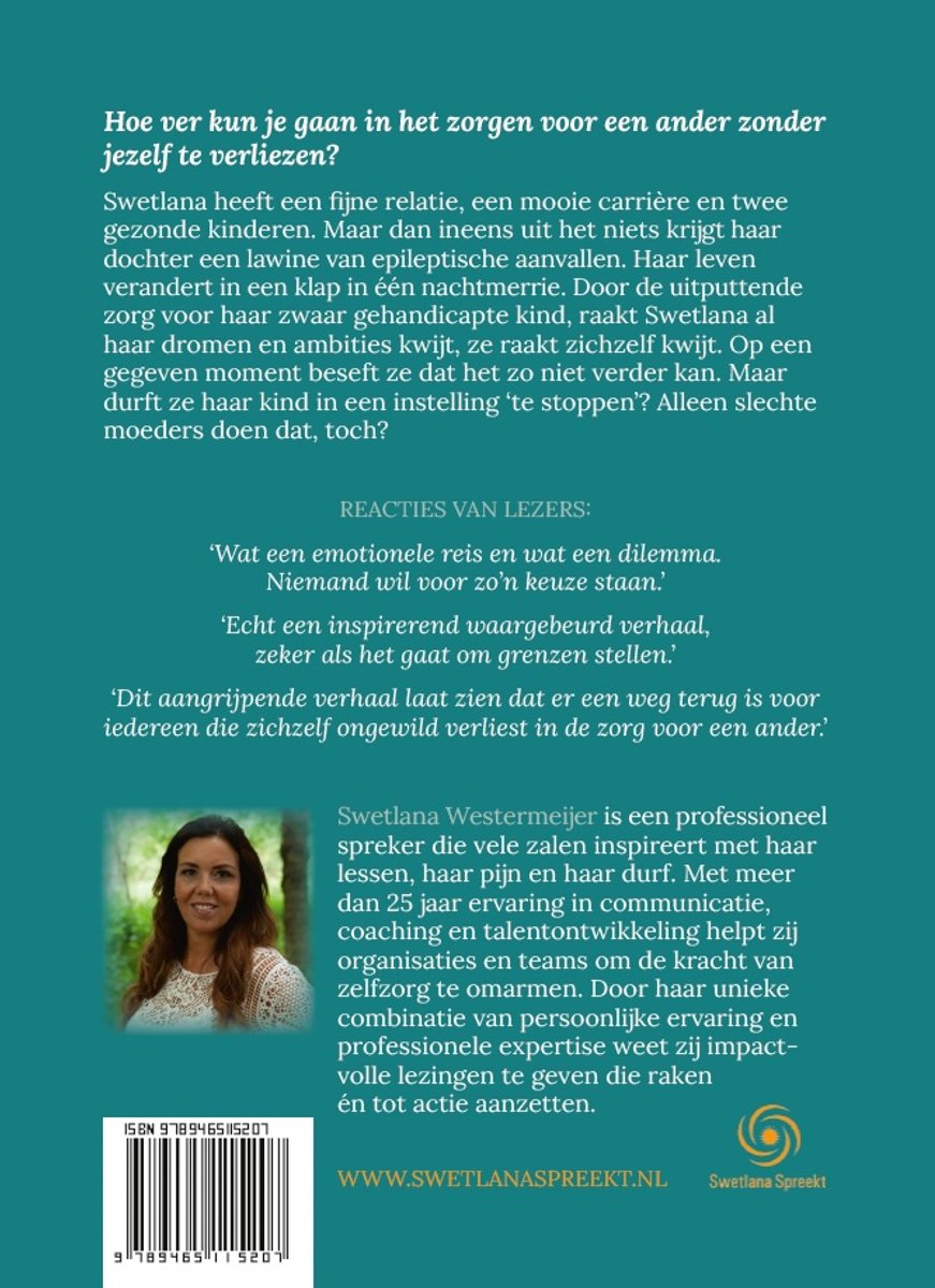 Door haar zwijgen ben ik gaan spreken - back cover