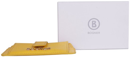 Bogner Cuir Étui pour carte de crédit Andermatt Elli Purse Yellow Jaune