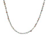IbizaMen KIDS - collier garçon - perles d'eau douce bronze - turquoise - 36+5cm réglable