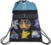 Pokemon - Gymtas / zwemtas - 44 cm - incl. vak met rits - High Quality - Dikke robuuste stof