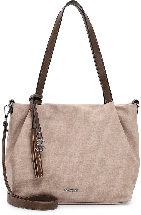 Emily & Noah Medium Handtas – Beige