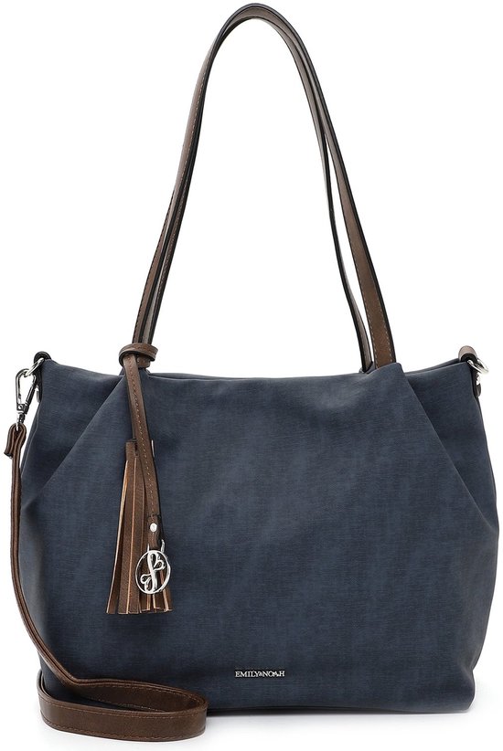 Emily & Noah Medium Handtas – Blauw