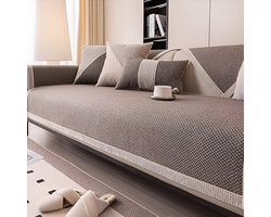 E-Shop4u® - Bankhoezen - D-Luxe Bankhoes - 70x150cm - Bruin