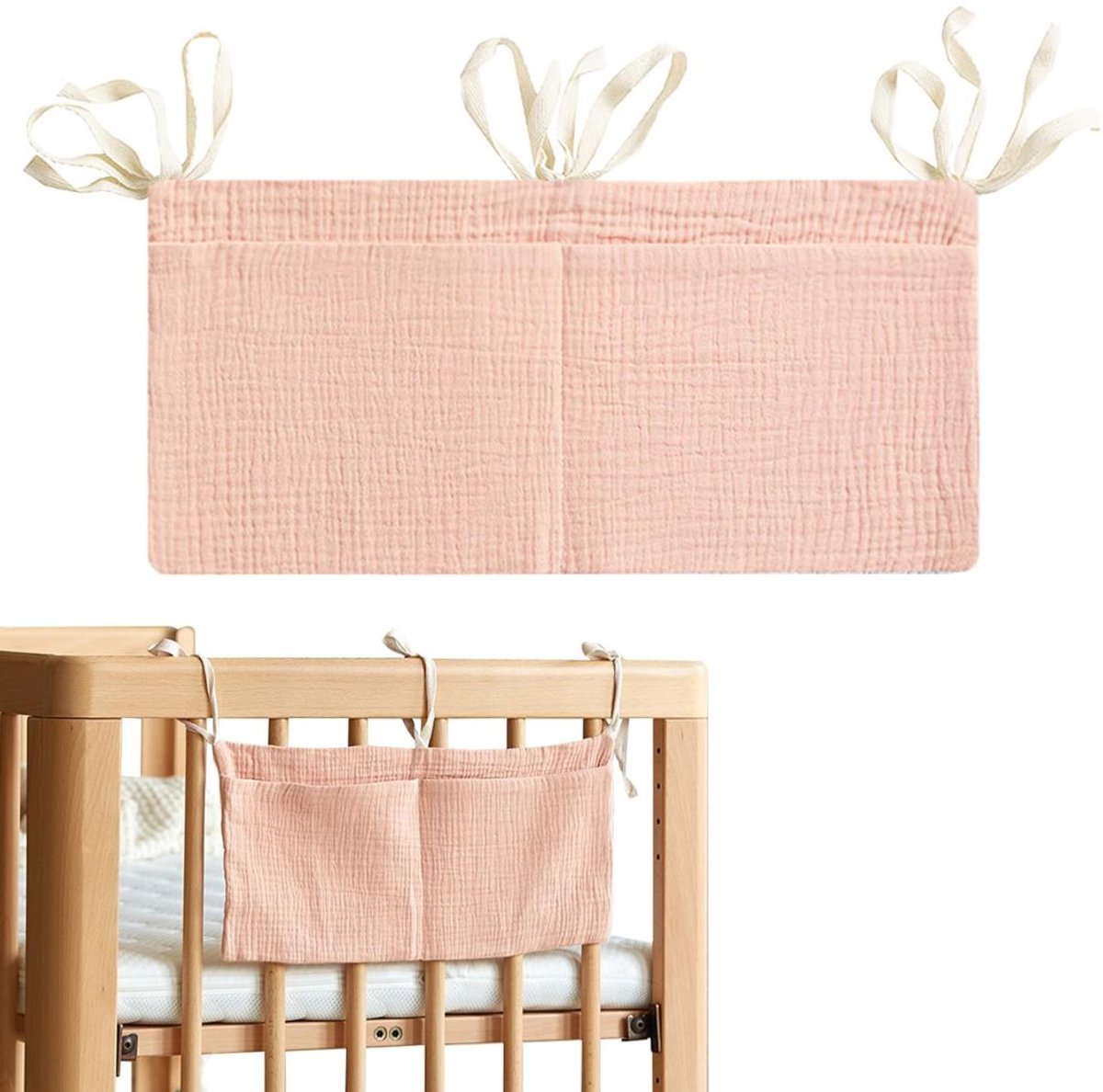CRLYN® Boxzak - Opbergzak Speelgoed - Speelgoedzak - Roze
